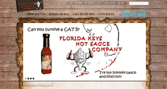 Desktop Screenshot of floridakeyshotsauce.com